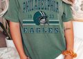 Eagles Tee Shirts Sweatshirts Hoodies Mens Womens Kids Vintage Phiadelphia Eagles Football Est 1933 Tshirt Retro Nfl Sweater Fan Gift laughinks 1