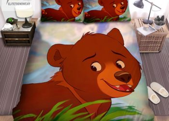 feature image Snuggle With Koda Adorable Brother Bear Bed Sheets Set elitetrendwear 1